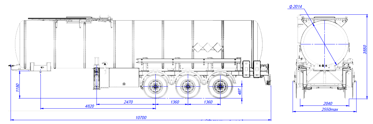 SF3B25_1S_10, ССУ 1250, 25 м3, 1 отсек