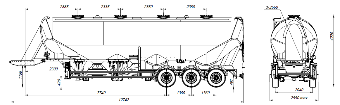 SF3U55_4A_06, 55м3, 4 отсека, ССУ 1150
