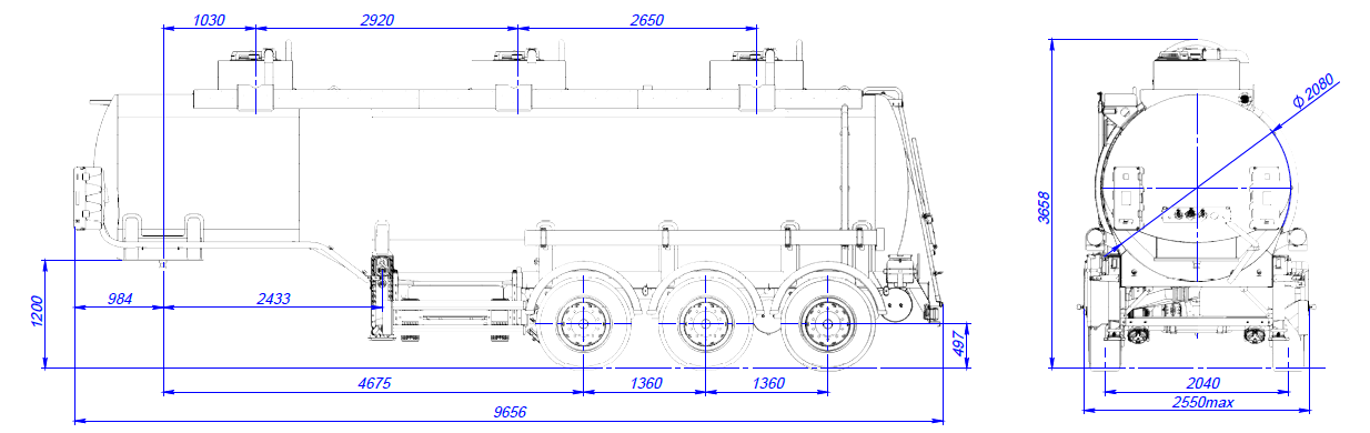 SF3328_3S_10 ССУ 1200, 3 отсека, 28 м3