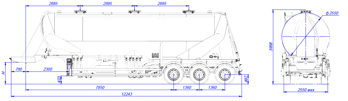 SF3U48_2A_03 ССУ 1150, 2 отсека