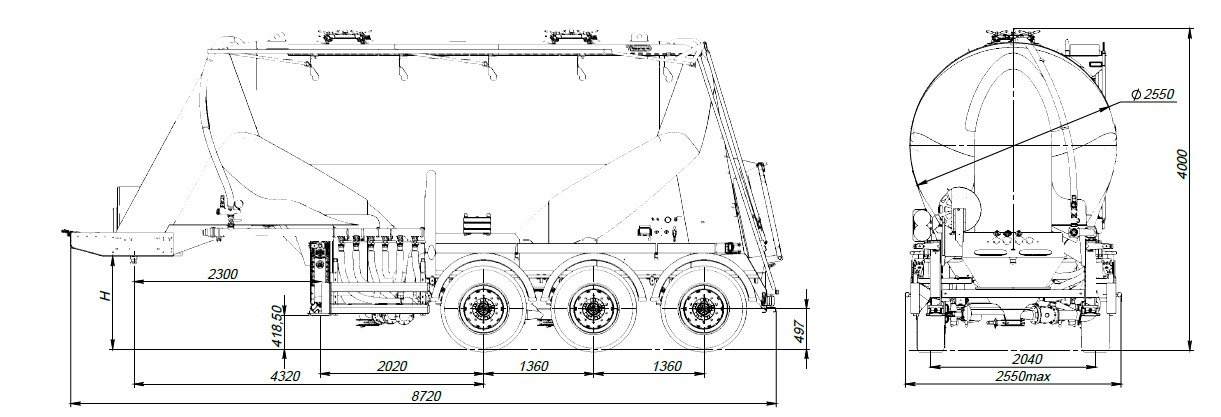 SF3U27_1A_05, 27 м3, ССУ 1150, 1 отсек