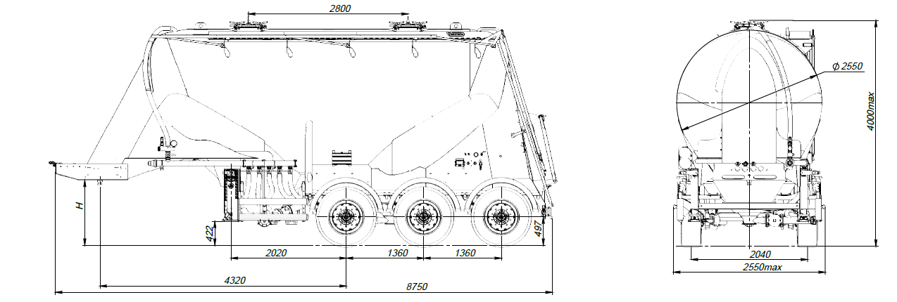 SF3U27_1A_07, 27 м3, ССУ 1250, 1 отсек