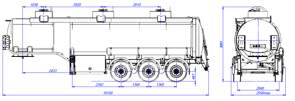 SF3330_3A_07, 30 м3, 3 отсека, ССУ 1250