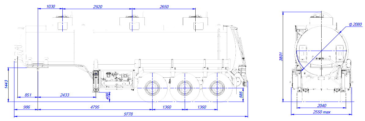 SF3328_3S_06 ССУ 1443, 3 отсека, 28 м3