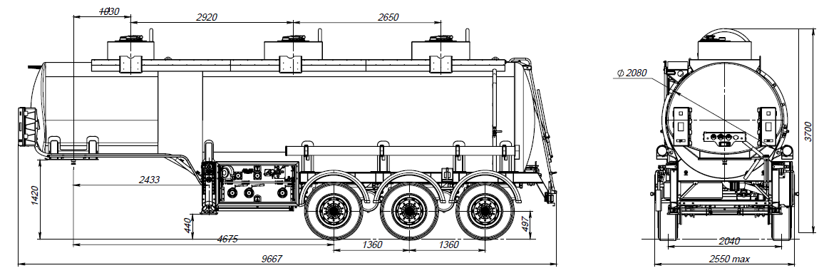 SF3328_3S_36 ССУ 1450, 3 отсека, 28 м3