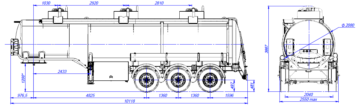 SF3330_3A_04, 30 м3, 3 отсека, ССУ 1250