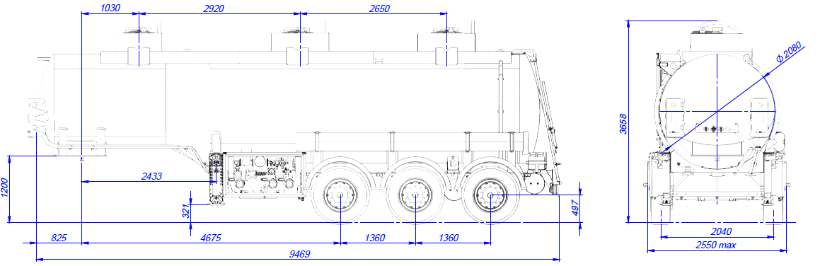 SF3328_3S_07 ССУ 1200, 3 отсека, 28 м3
