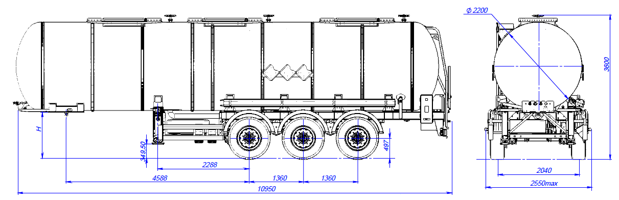 SF3928.3N_03, 28 м3, 1 отсек, ССУ 1250