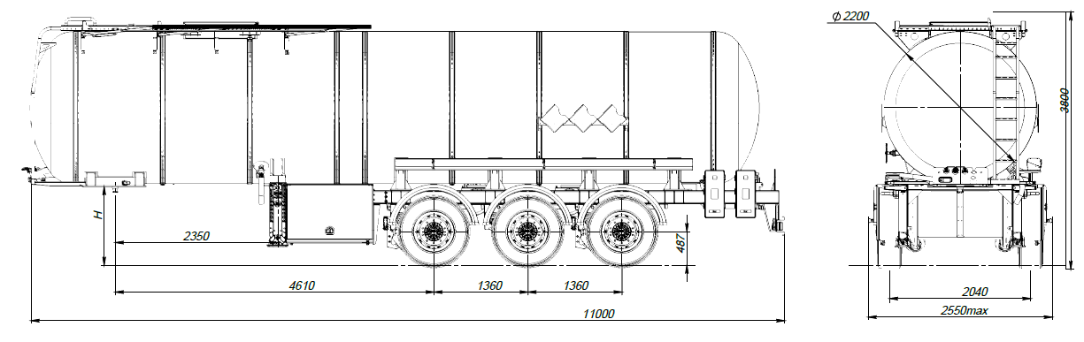 SF3B28_1S_83, 28 м3,1 отсек, ССУ 1150