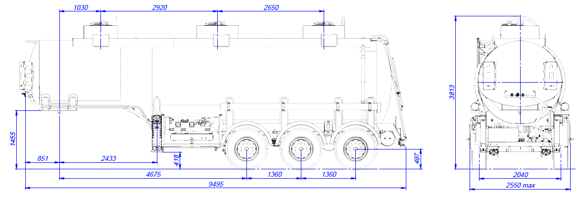 SF3328_3S_03 ССУ 1455, 3 отсека, 28 м3