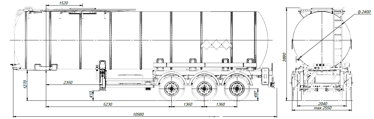SF3B38.1S_13, 38 м3, 1 отсек, ССУ 1250