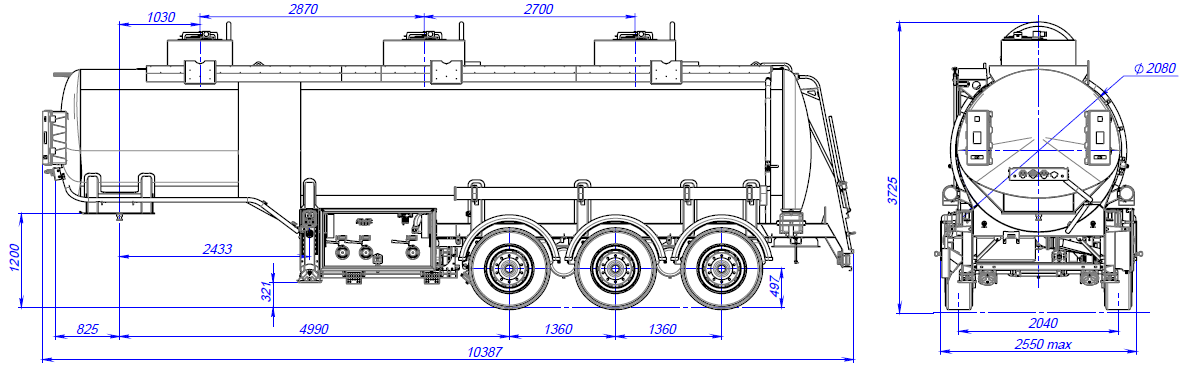 SF3330.3S_09, ССУ 1250, 30 м3, 3 отсека