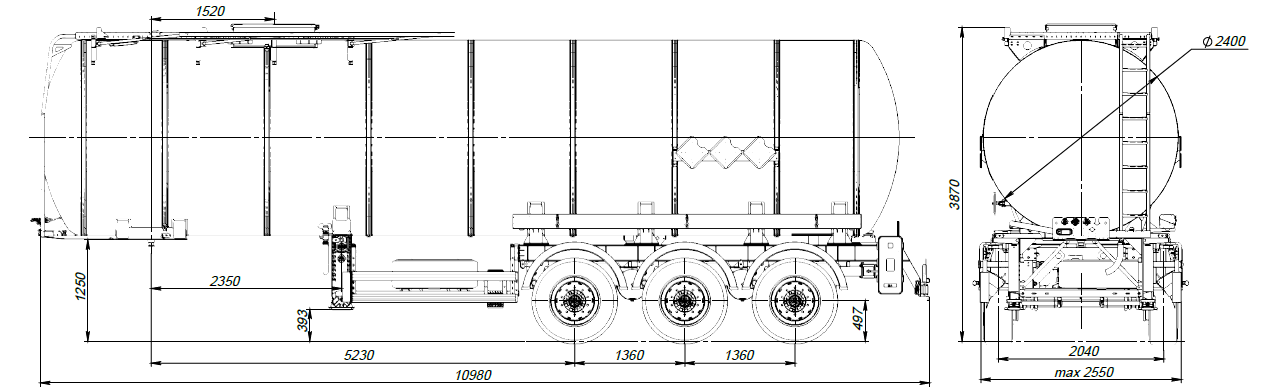 SF3B38.1S_09, 38 м3, 1 отсек, ССУ 1250