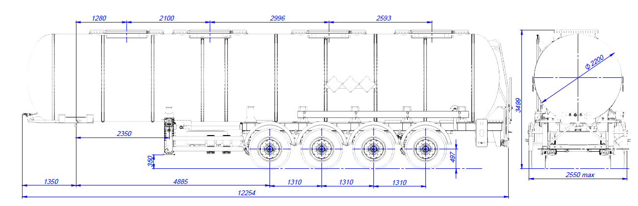SF4032.4N_02, 32м3, 4 отсека, ССУ 1250