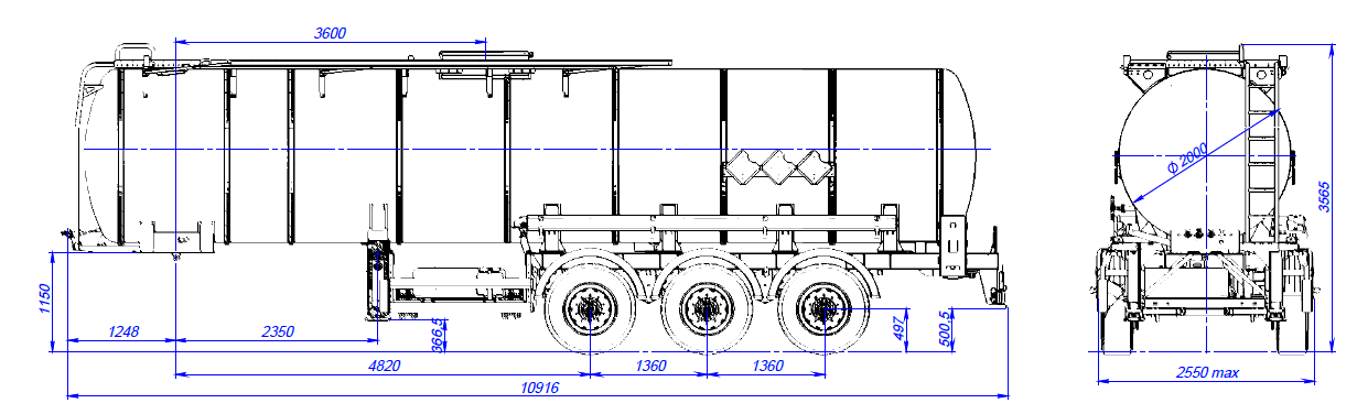 SF3B25_1S_13, ССУ 1250, 25 м3, 1 отсек
