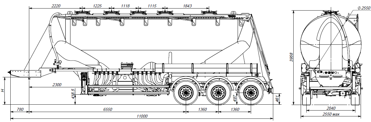 SF3U39.5A_04 ССУ 1150, 5 отсеков