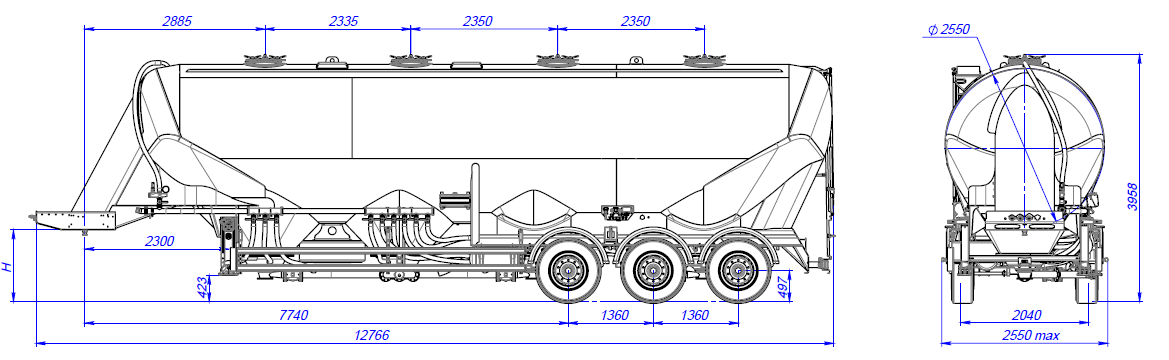 SF3U55_3A_01 55м3, 3 отсека, ССУ 1150