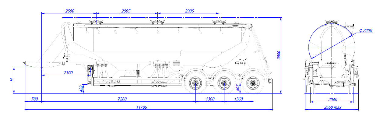 SF3U30_1A ССУ 1350, 1 отсек_100 цемент