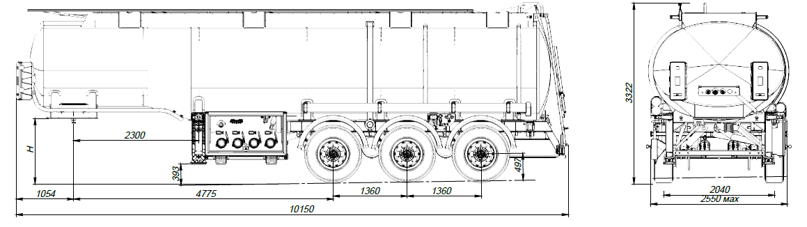 SF3330.4S_113, ССУ 1250, 4 отсека