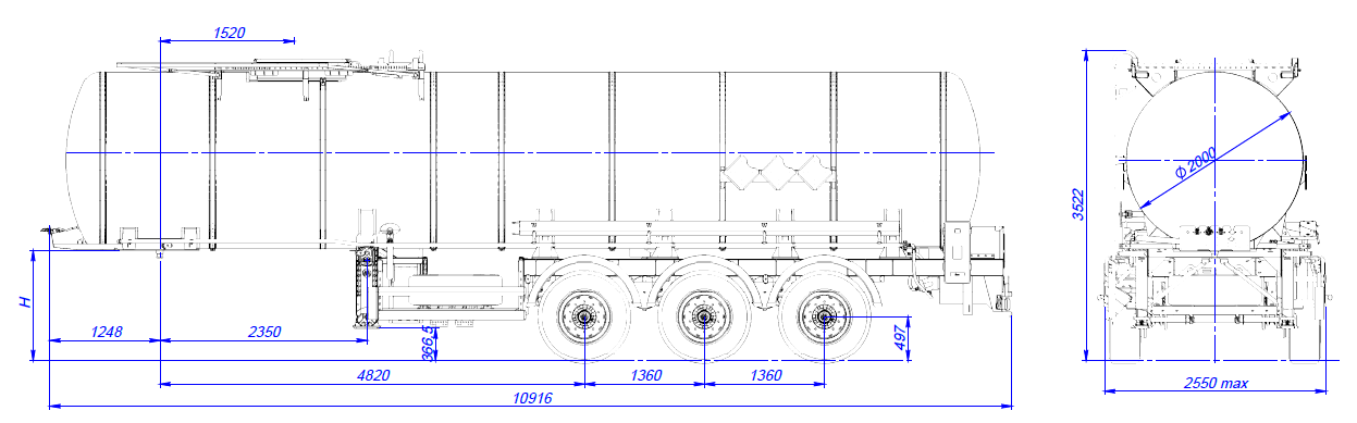 SF3B25_1S_05, ССУ 1350, 25 м3, 1 отсек