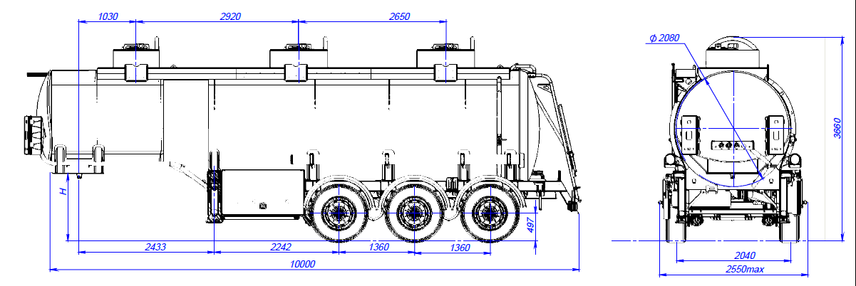 SF3328_3S_18 ССУ 1200, 3 отсека, 28 м3