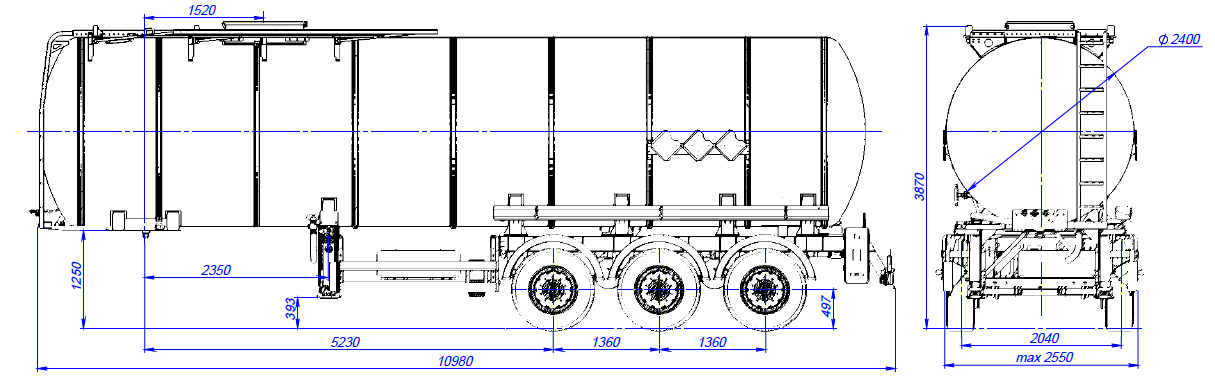 SF3B38.1S_07, 38 м3, 1 отсек, ССУ 1250