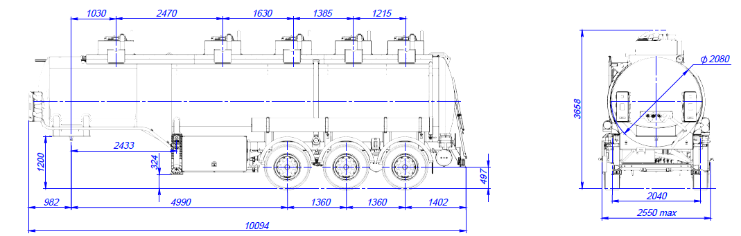 SF3330.5S_03, ССУ 1250, 5 отсеков
