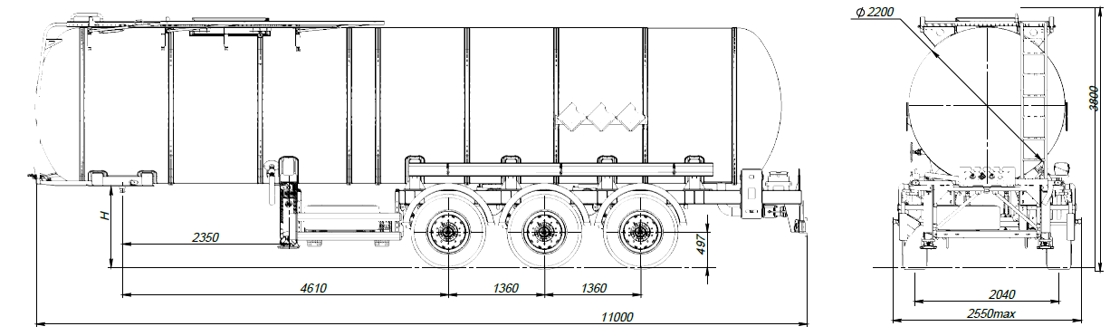 SF3B28_1S_84, 28 м3,1 отсек, ССУ 1150