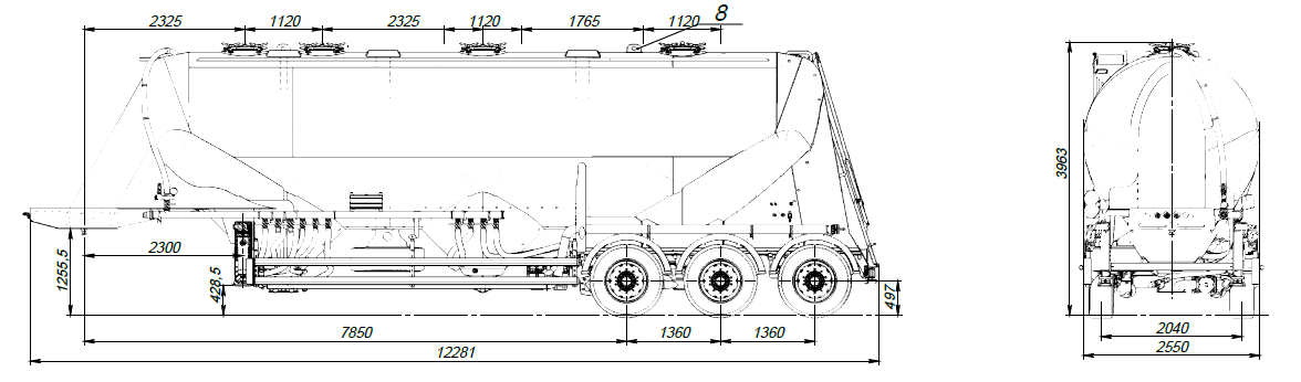SF3U48_4A_03 ССУ 1250, 4 отсека