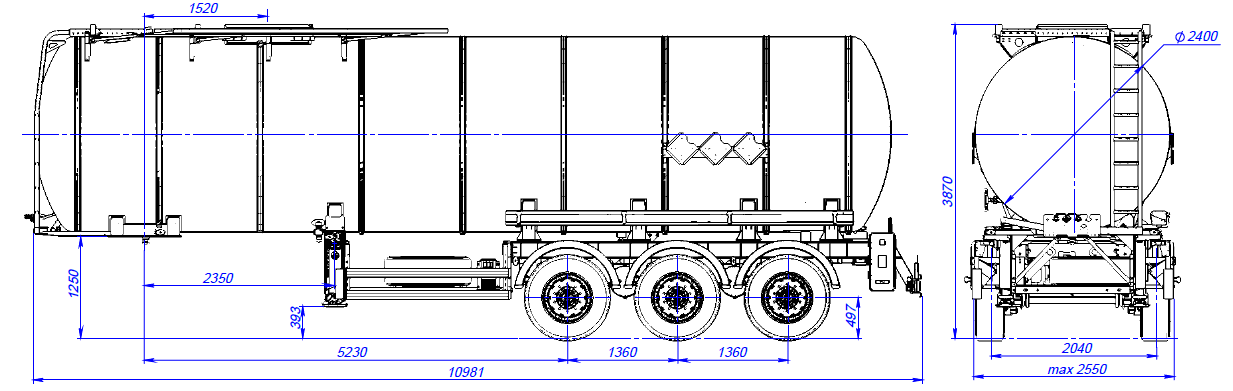 SF3B38.1S_03, 38 м3, 1 отсек, ССУ 1250