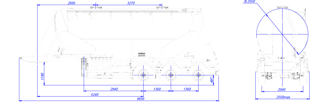 SF3U32_1A_02 ССУ 1350, 1 отсек цемент