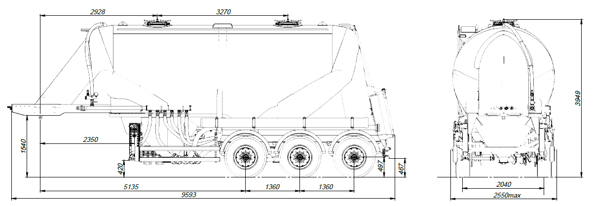 SF3U30_2S_01, 30 м3, 2 отсека, ССУ 1540