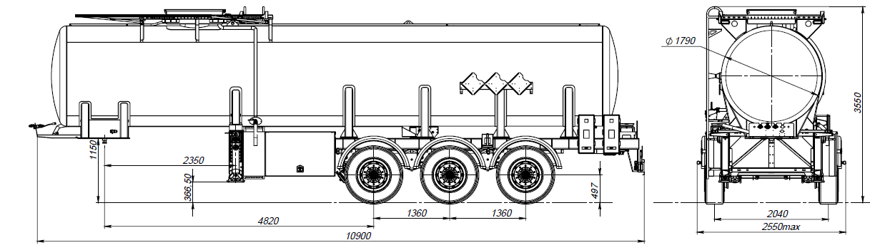 SF3B25_1S_14, ССУ 1150, 25 м3, 1 отсек