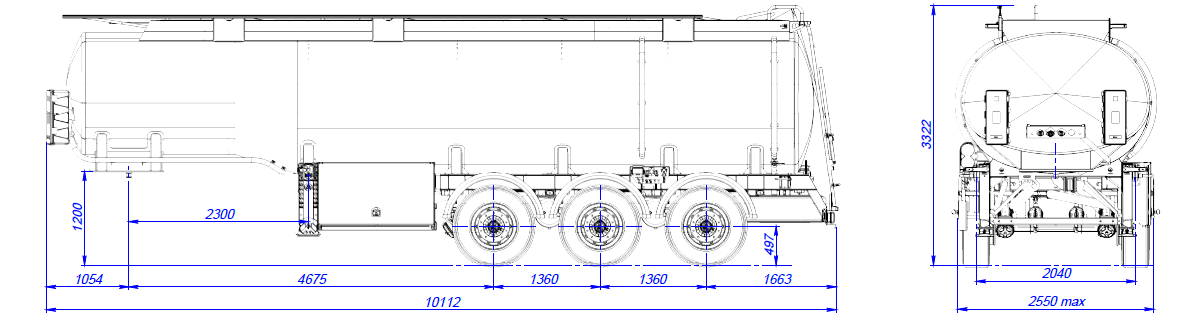 SF3330.3N, ССУ 1250, 3 отсека