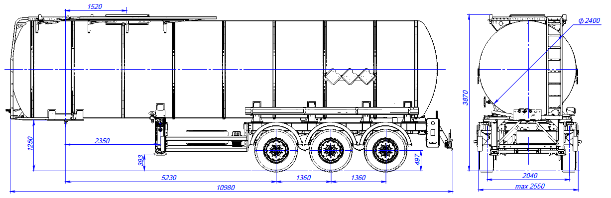 SF3B38.1S_02, 38 м3, 1 отсек, ССУ 1250