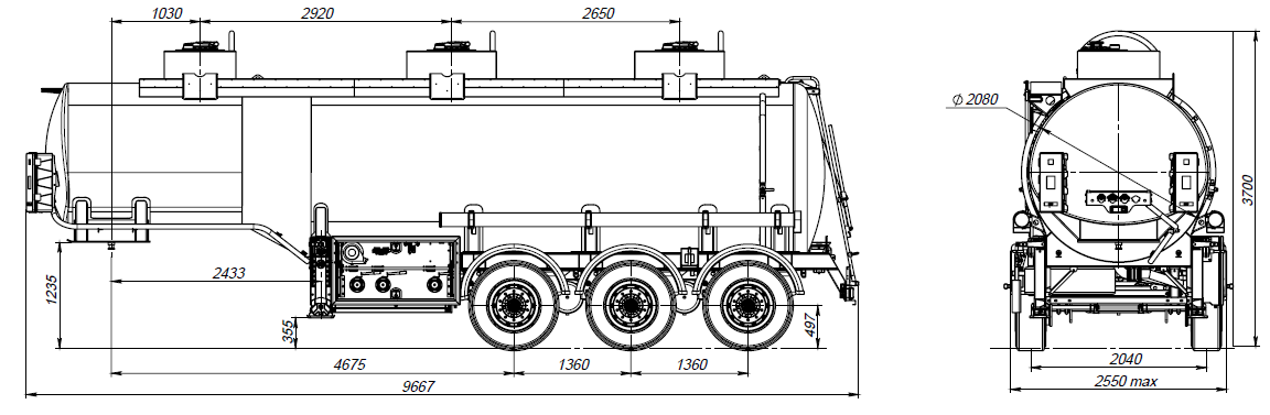 SF3328_3S_34 ССУ 1150, 3 отсека, 28 м3
