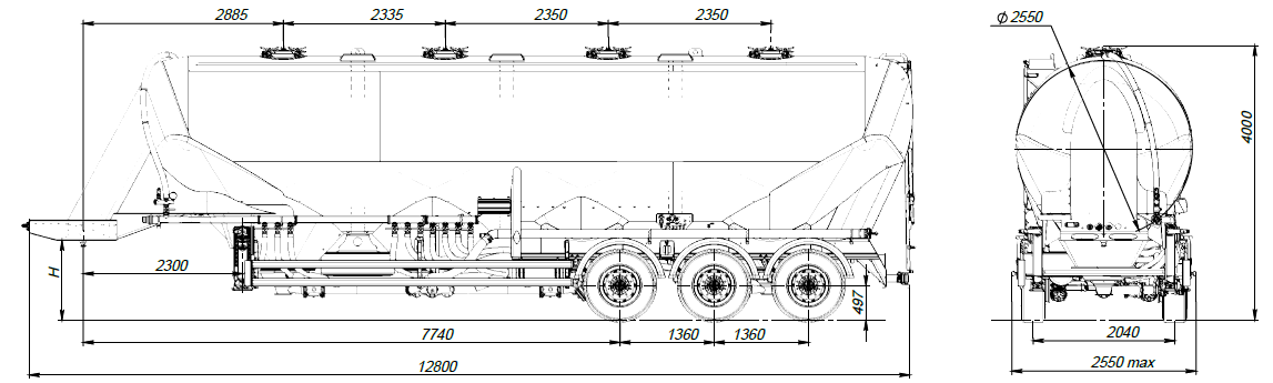SF3U55_4A_07, 55м3, 4 отсека, ССУ 1150