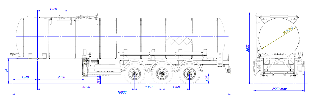 SF3B25_1S_04, ССУ 1350, 25 м3, 1 отсек