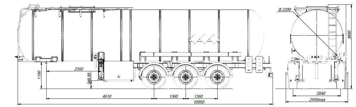 SF3B28_1S_80, 28 м3,1 отсек, ССУ 1150