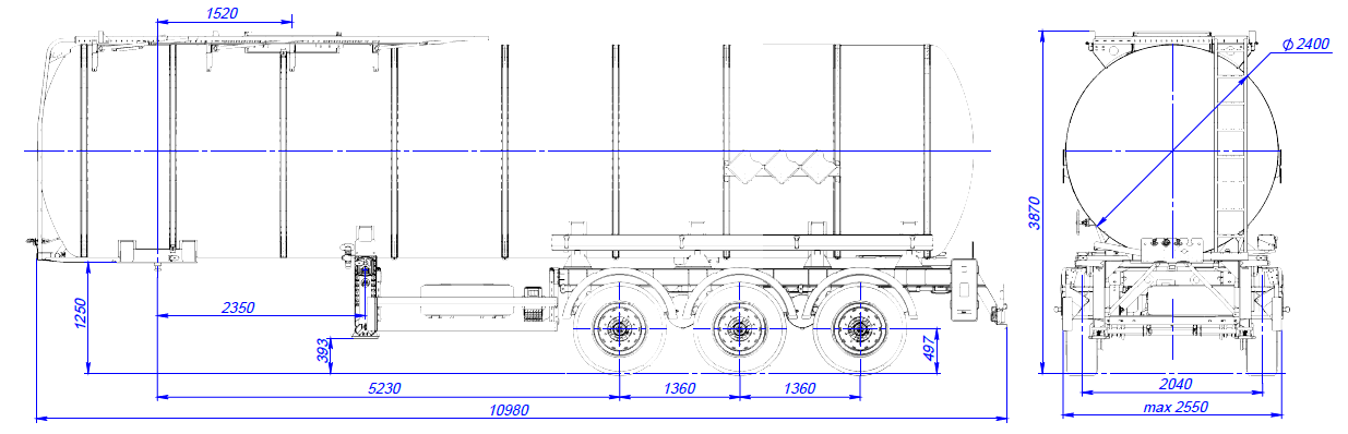 SF3B38.1S_01, 38 м3, 1 отсек, ССУ 1250