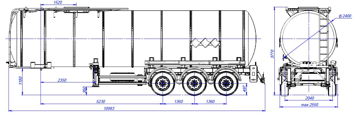 SF3B38.1S_04, 38 м3, 1 отсек, ССУ 1150