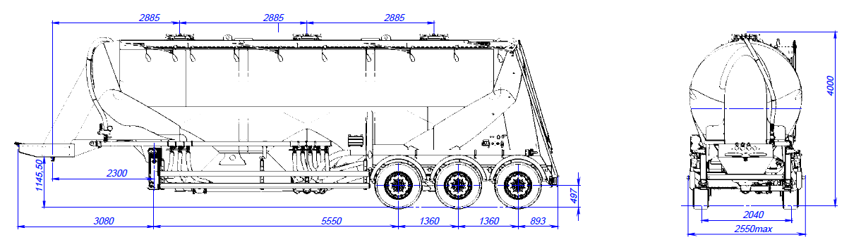 SF3U48_3A_10 ССУ 1150, 3 отсека