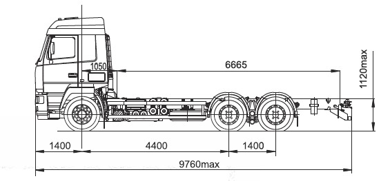 Шасси МАЗ 6312B9-425-012 - ЗАО «Сеспель»