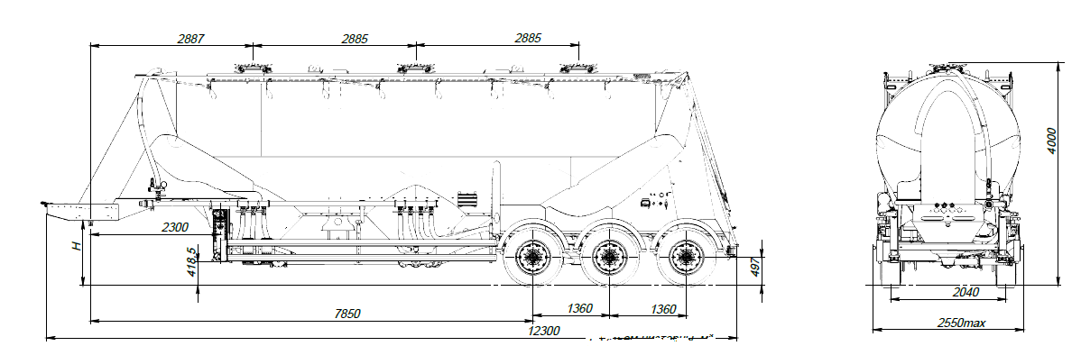 SF3U48_3A_13 ССУ 1250, 3 отсека