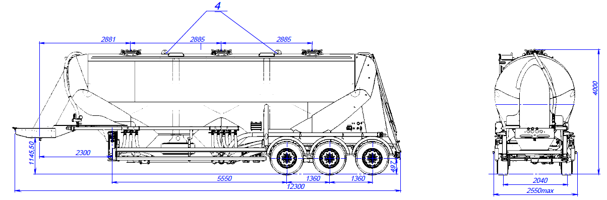 SF3U48_3A_11 ССУ 1150, 3 отсека