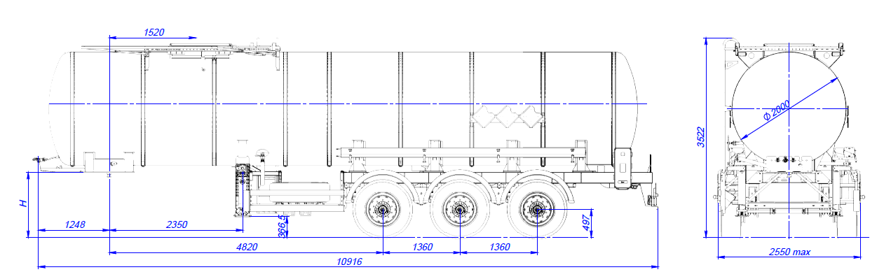 SF3B25_1S_06, ССУ 1250, 25 м3, 1 отсек