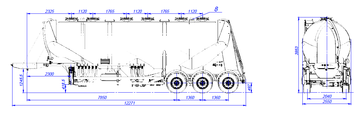 SF3U48_4A_01 ССУ 1250, 4 отсека
