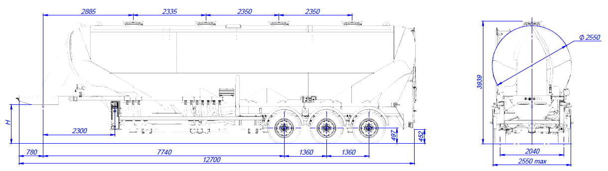 SF3U55_2A_01 55м3, 2 отсека, ССУ 1250