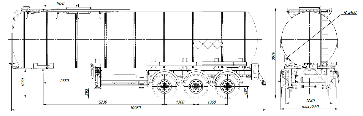 SF3B38.1S_11, 38 м3, 1 отсек, ССУ 1250