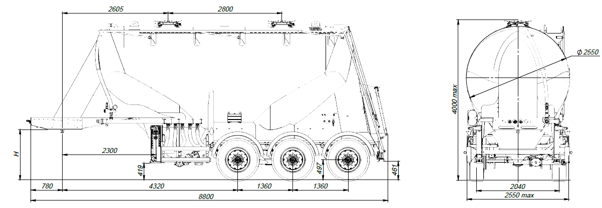 SF3U27_1A_14, 27 м3, ССУ 1250, 1 отсек